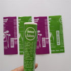 ضد آب چاپ شده بر روی کاغذ بسته بندی بطری برچسب PVC / PET برای غذاهای اسنک آبجو وگوس