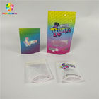 سفارشی چاپ Nack کیسه های بسته بندی مواد غذایی Gummy خرس Runtz لیزر زیپ هولوگرام کیسه