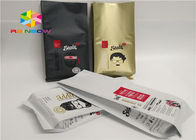 کیسه بسته بندی سفارشی کشیده شده قهوه Gusset بسته بندی برای قهوه با قاشق و قاشق چنگال قهوه پودر قهوه