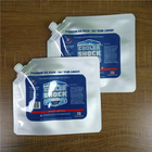 کیسه های پلاستیکی چاپ شده سفارشی ذخیره سازی بسته های یخ کولر قابل استفاده مجدد ضد آب با اسپوت / درپوش