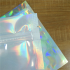 کیسه های بسته بندی لباس زیر ایستاده کیسه های کیسه های فشرده Iridescent Glitter Holographic Ziplock