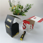 جعبه های هدیه سفارشی 350 گرم 400 گرم کاغذ پوشیده شده با بطری روغنی CBD با مهر و موم داغ