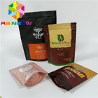 کیسه های پلاستیکی مواد غذایی بسته بندی حرارتی بسته بندی کیسه های قهوه قابل اندازه اندازه سفارشی