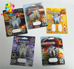 بسته بندی کارت ویزیت پلاستیکی PP 3D بسته بندی اندازه معمولی برای قرص های Rhino 69