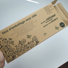 قابل چاپ بسته بندی کارتن تاشو Kraft قهوه ای بسته بندی چاپ سفارشی با دوام