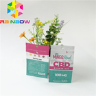 بسته بندی کیسه های پلاستیکی فویل آلومینیومی بوی اثبات زیپ Top CBD بسته بخور گیاهی