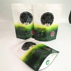 کیسه های قهوه ایستاده زیست تخریب پذیر لاغری کیسه های چای سبز Matcha چاپ گراور