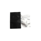 کیسه های پلاستیکی چاپ شده سفارشی مهر و موم شده فویل آلومینیومی فویل بسته شده با مات سیاه Ziplock