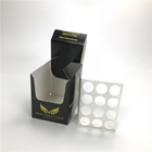 جعبه کاغذ چاپ برجسته برای محصولات بطری روغن CBD جعبه نمایش با درج