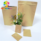 کیسه های کاغذی زیست تخریب پذیر با کیسه بسته بندی ذخیره سازی مواد غذایی ziplock برای میوه های خشک