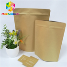 کیسه های کاغذی زیست تخریب پذیر با کیسه بسته بندی ذخیره سازی مواد غذایی ziplock برای میوه های خشک