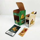 لوگو چاپی سفارشی تاشو بسته بندی شده سیگار جعبه کاغذی کرافت برای بسته بندی برگ
