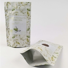 کیسه بسته بندی چای زیپ دار CMYK FDA Gravnre 350 گرم با فویل در داخل