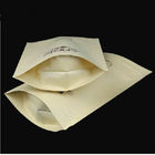 کیف قهوه کیسه کاغذ سفارشی Brown Kraft با کیسه های کاغذی و زیپ