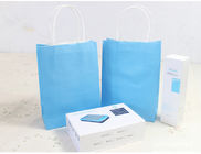 کیسه های کاغذی زیبا آبی چاپ کیف های کاغذی متوسط ​​برای خرید