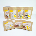 کیسه زیپ دار کاغذی PLA کرافت زیست تخریب پذیر سفارشی بسته بندی غذای چای