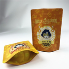 بسته بندی مواد غذایی پلاستیکی 250 گرمی کیسه های زیپلاک مایلار پاپ کورن نوار پروتئین اسنک چاپ شده