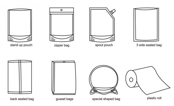 کیسه کاغذی با کیفیت بالا کیسه زیپ / کیسه کاغذی قهوه ای کرافت / کیسه بسته بندی مواد غذایی خشک