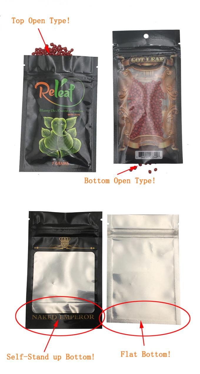 کیسه های پلاستیکی سفارشی چاپ شده Cbd Gummy برای کیسه های بسته بندی خمیر خوراکی با Ziplock