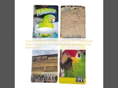 کیسه پلاستیکی مایار با جلوی شفاف زیپ دار، خود آب‌بند، ضد رطوبت، با حرارت مهر و موم شده، طراحی سفارشی با فویل آلومینیومی پشت برای شکر