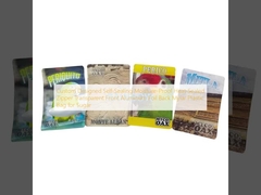 کیسه پلاستیکی مایار با جلوی شفاف زیپ دار، خود آب‌بند، ضد رطوبت، با حرارت مهر و موم شده، طراحی سفارشی با فویل آلومینیومی پشت برای شکر