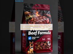 کیسه‌های بسته‌بندی مواد غذایی حیوانات خانگی ایستاده و قابل‌بسته شدن مجدد با زیپ