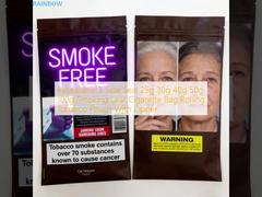 کیسه سیگار برگ، توتون رولی با زیپ، 25 گرم، 30 گرم، 40 گرم، 50 گرم، 100 گرم، با قابلیت بسته‌بندی مجدد و سه طرفه