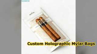 کیسه های مایلار هولوگرافیک سفارشی - قابل آب بندی مجدد و زیست تخریب پذیر