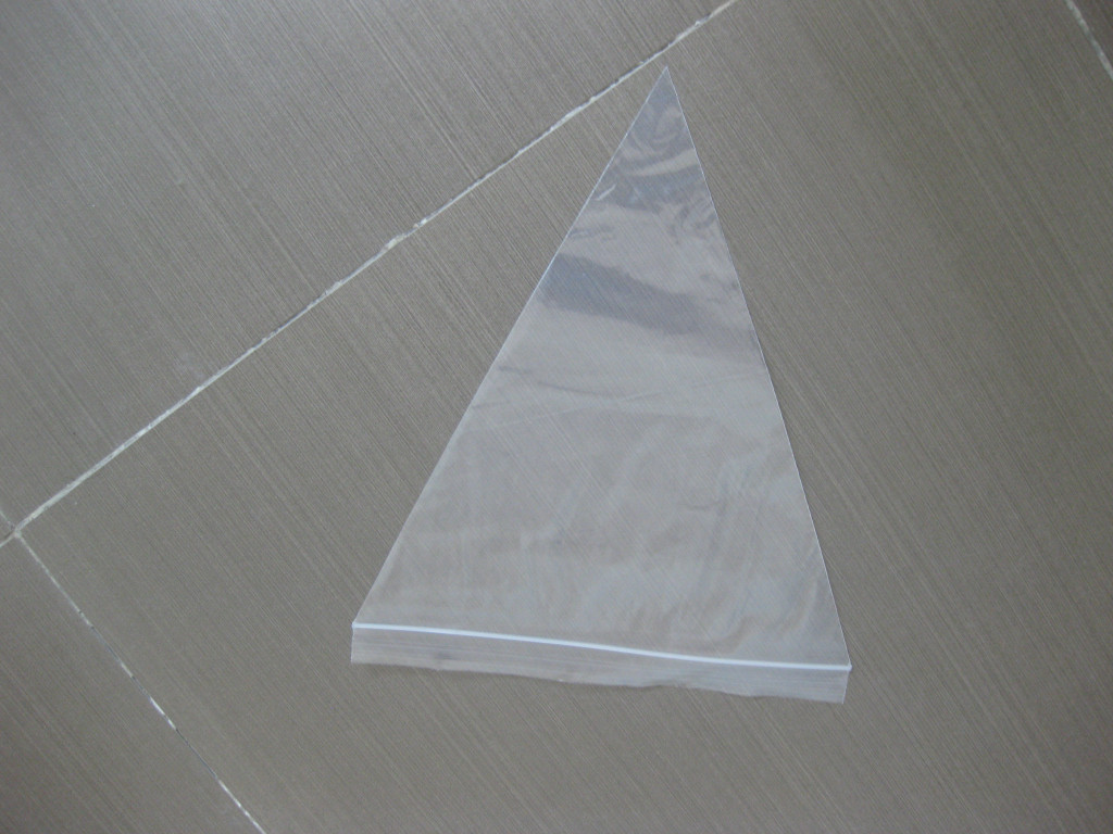 کیسه مهر و موم سه لنگه LdPE با تابلوچسبها برای پیتزا Saver، Zipper Close