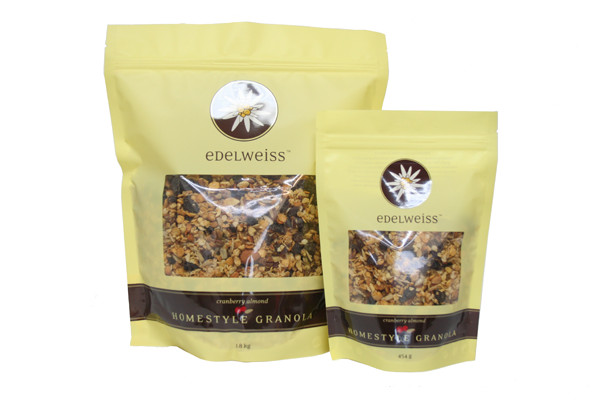 Homestyle Edelweiss کیسه های چای بسته بندی سبک زرد با پنجره