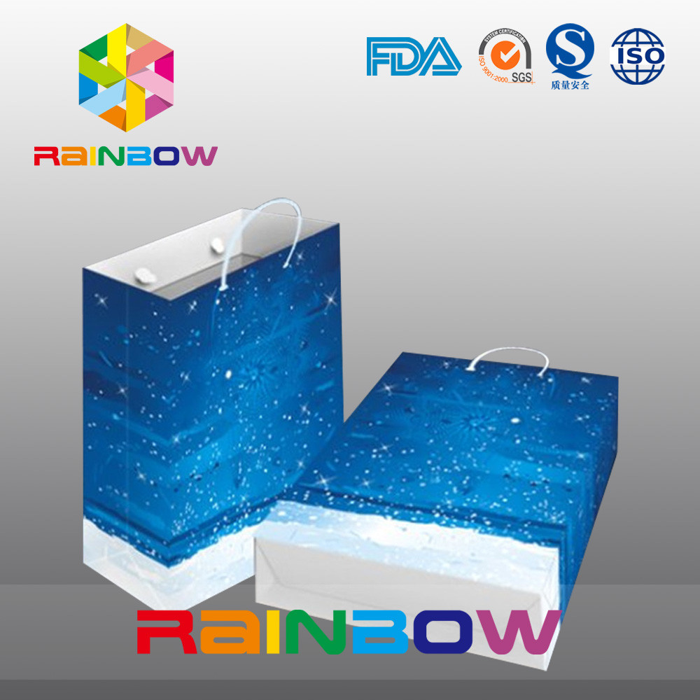 طراحی رویایی طراحی کیسه های کاغذ سفارشی با دستگیره برای خرید