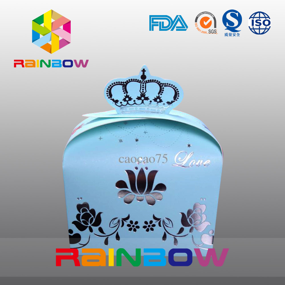 سفارشی فرم سفارشی کیسه های کاغذی با دسته برای هدیه / بسته بندی آب نبات