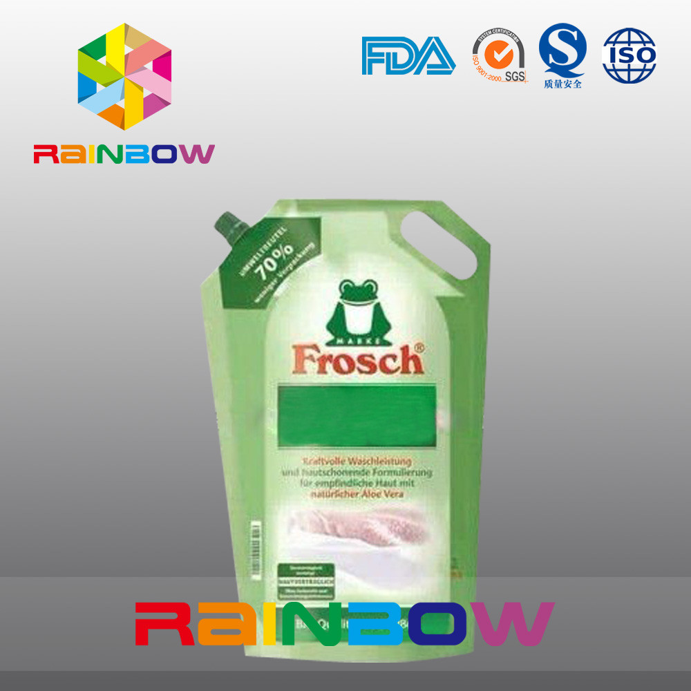 فویل آلومینیوم پایه تا کیسه هوا با سوراخ دستی برای بسته بندی مواد شوینده رختشویی