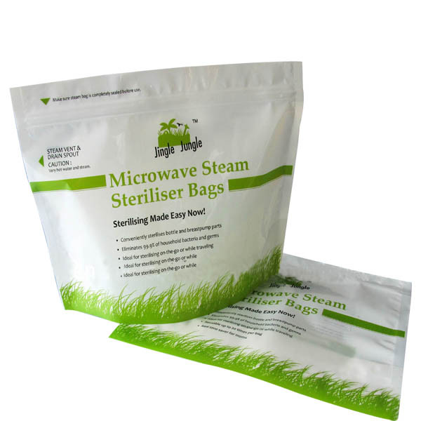 فویل آلومینیوم سفارشی کیسه های چند لایه / کالای مایکروویو واکسن قابل باز شدن