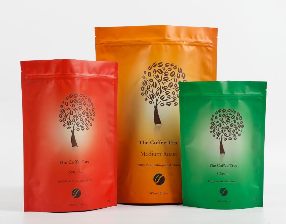 Soft Touch Stand Up Doypack کیسه اسنک کوکی بسته بندی کیسه کنفی با زیپ