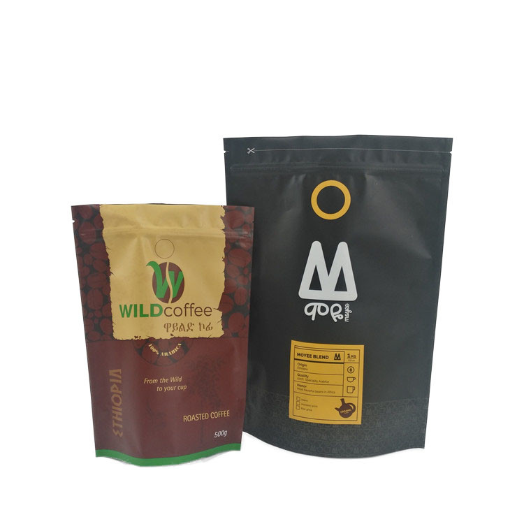 کیسه بسته بندی پلاستیکی چاپ گراور زیپ کیسه ایستاده کاغذ مایلار با لوگو