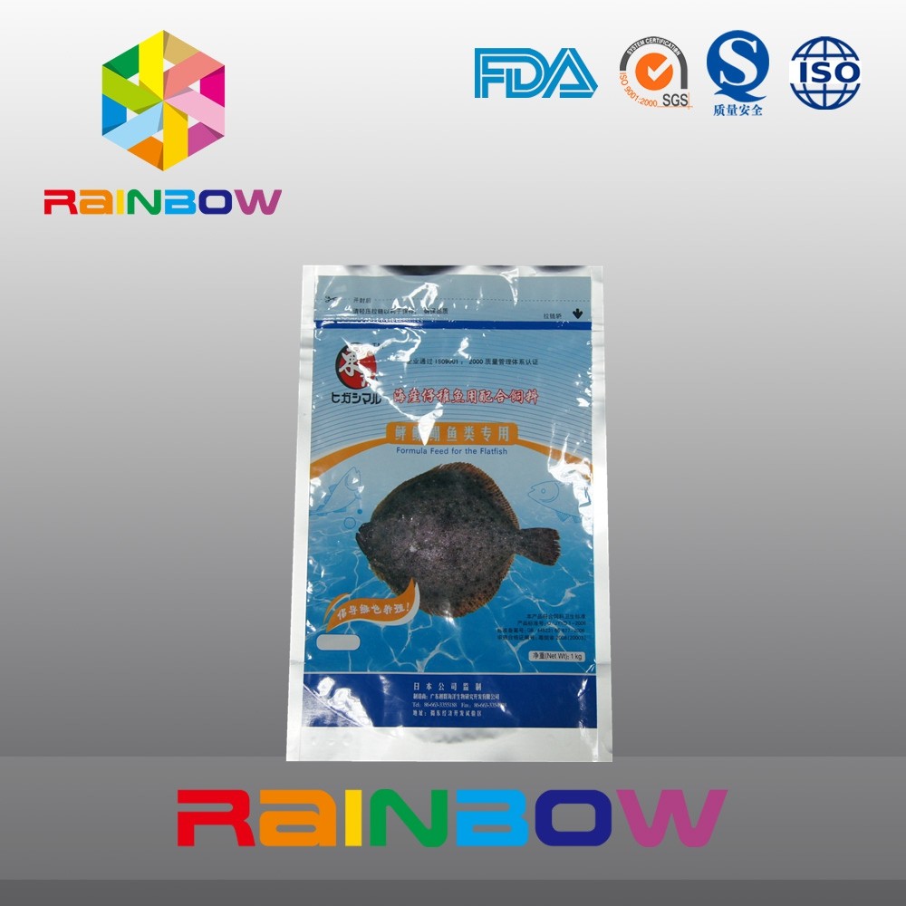 فویل آلومینیوم 1 کیلوگرم بسته بندی مواد غذایی حیوان خانگی با کیف چاقو ماهیگیری زیپ