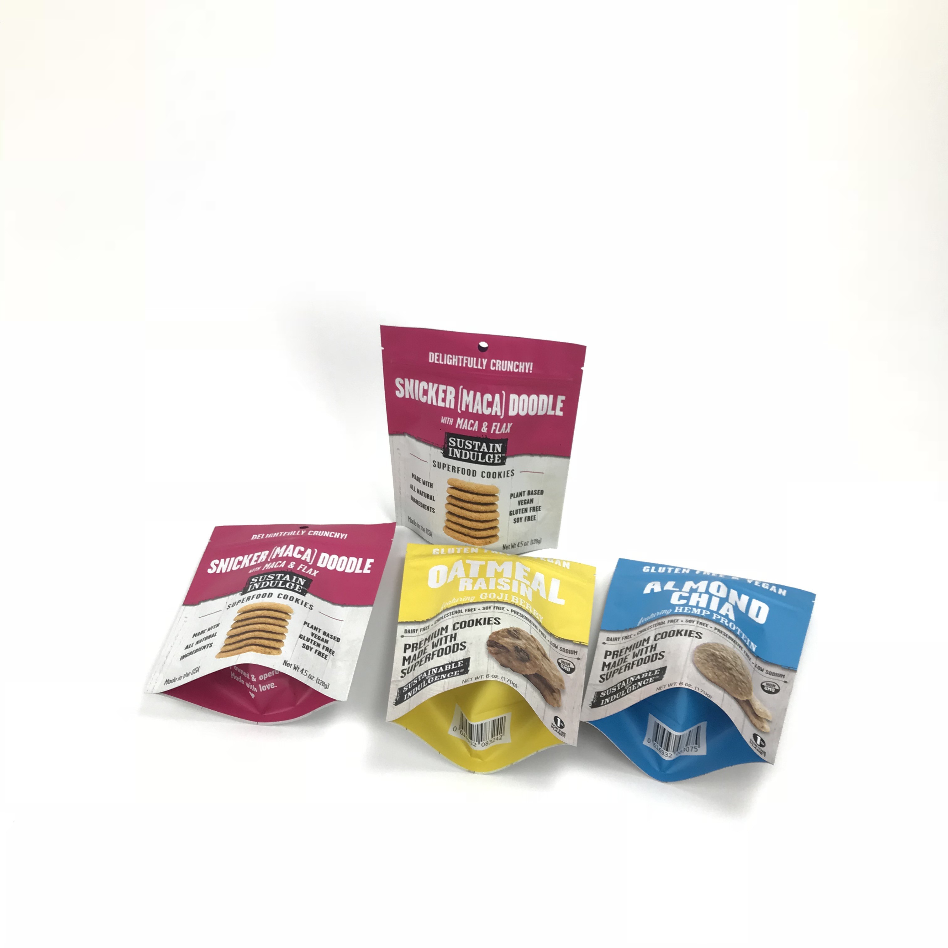 کیسه های ایستاده زیپ دار ضد بو 3.5 گرمی کیسه بسته بندی پلاستیکی شیرینی قندی