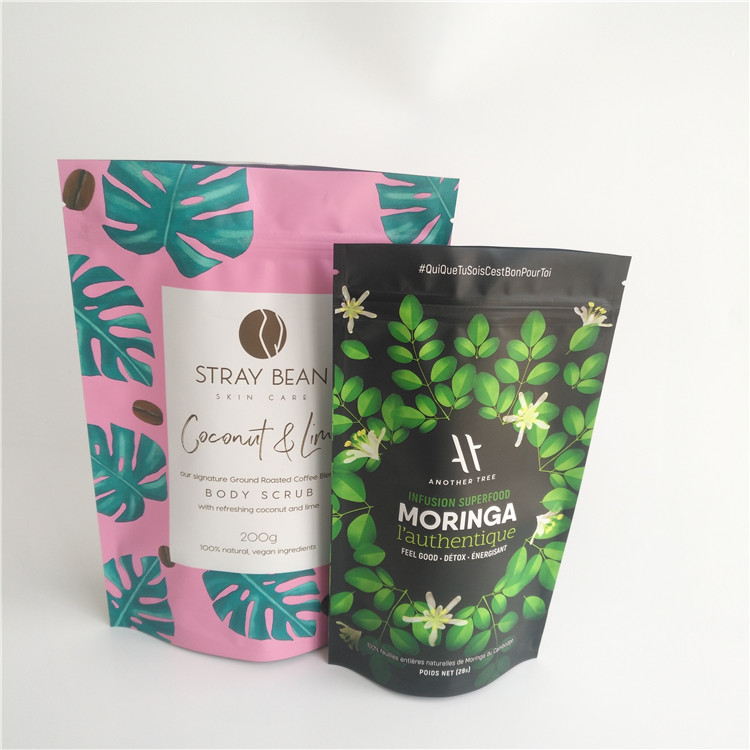 کیسه های ایستاده مایلار قهوه CBD 3.5 گرم پلاستیک PE 50 - ضخامت 200 میکرون