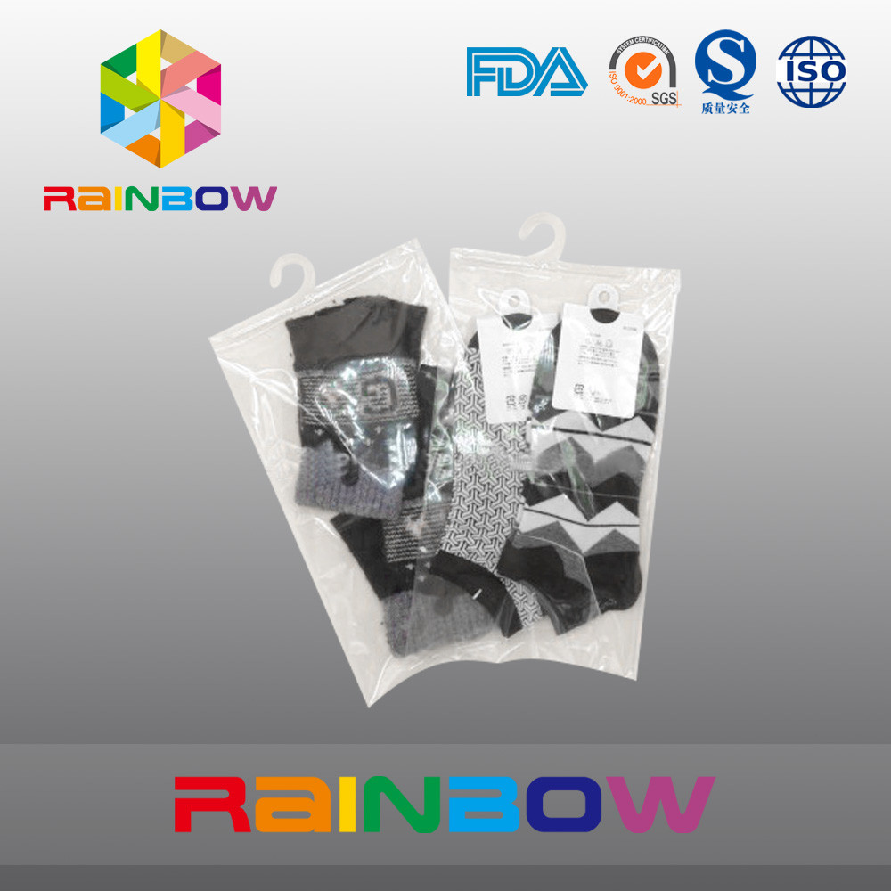 بسته بندی کیسه های بسته بندی کیسه های بسته بندی کیسه های کیسه ای کیسه ای با زیپ برای جوراب