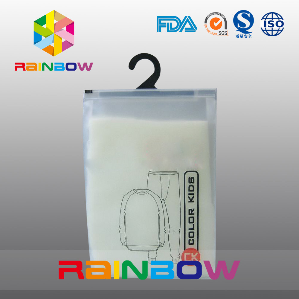 کیف پلاستیکی کیسه های پلاستیکی پلاستیکی با Ziplock برای پارچه های کودکان