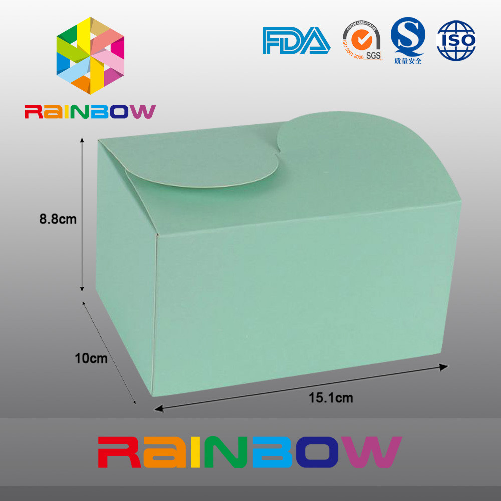 جعبه سبز کرافت برای بسته بندی هدیه، چاپ سفارشی و اندازه