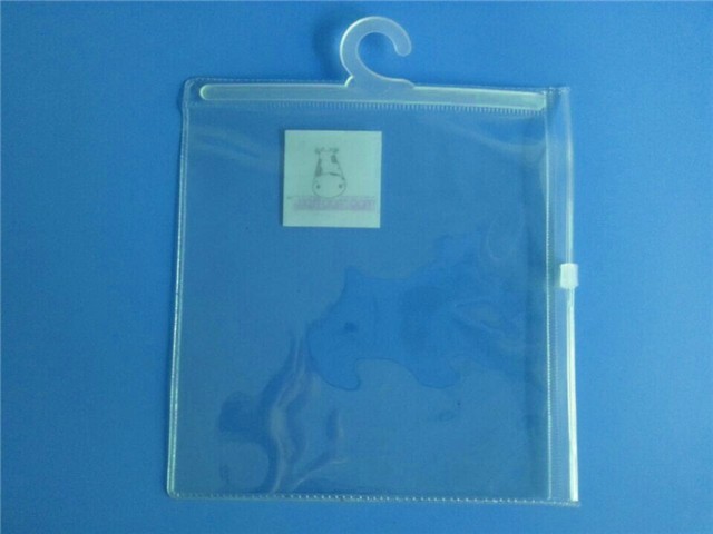 کیسه بسته بندی پلاستیکی سفارشی پلاستیکی با کیسه آویز / قلاب پشم گوسفند