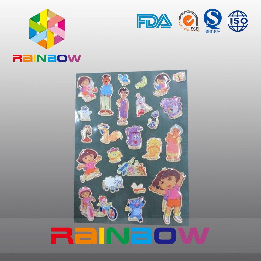 بطری / کیسه های پلاستیکی کاغذ های سفارشی رنگی رنگارنگ نامنظم اقتصادی قابل بازیافت