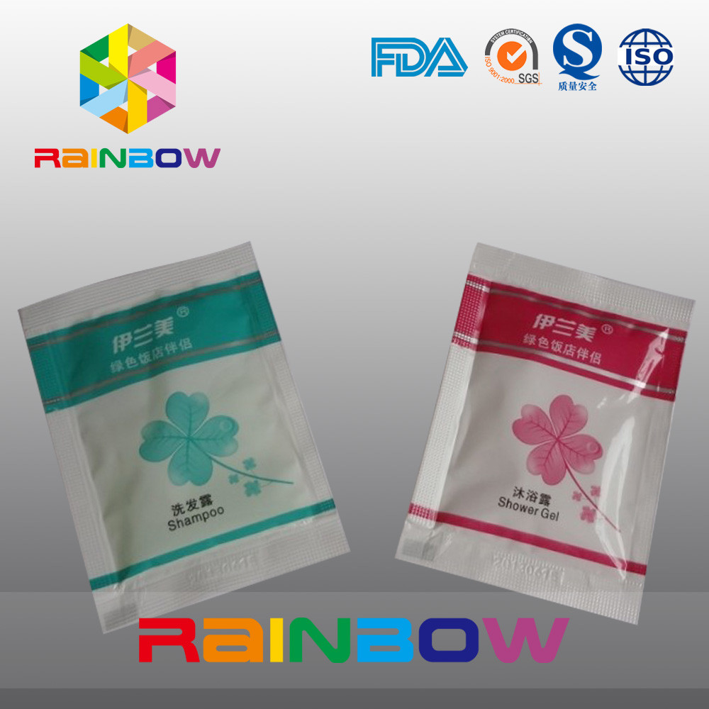 کیسه بسته بندی لوازم آرایشی و بهداشتی بسته بندی سه طرفه برای بسته بندی ژل شامپو / دوش