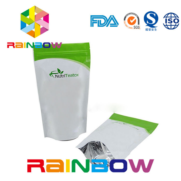 فویل آلومینیوم بسته بندی کیسه های پلی اتیلن پسته بسته Ziplock کیسه های آجیل Snack