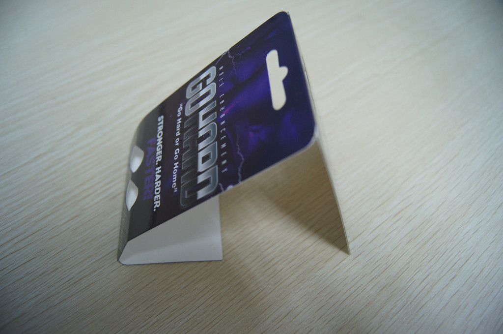 کاغذ Fashional تسمه زدن بسته بندی کارت برای قرص های جنسی / بسکتبال