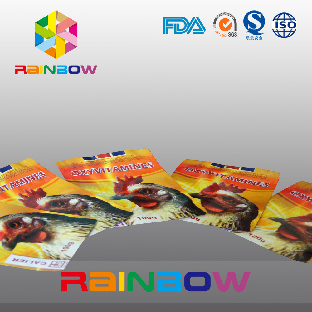 کیسه غذای حیوانات با استفاده از زیپ / رول - کیسه مواد غذایی خوراک دام