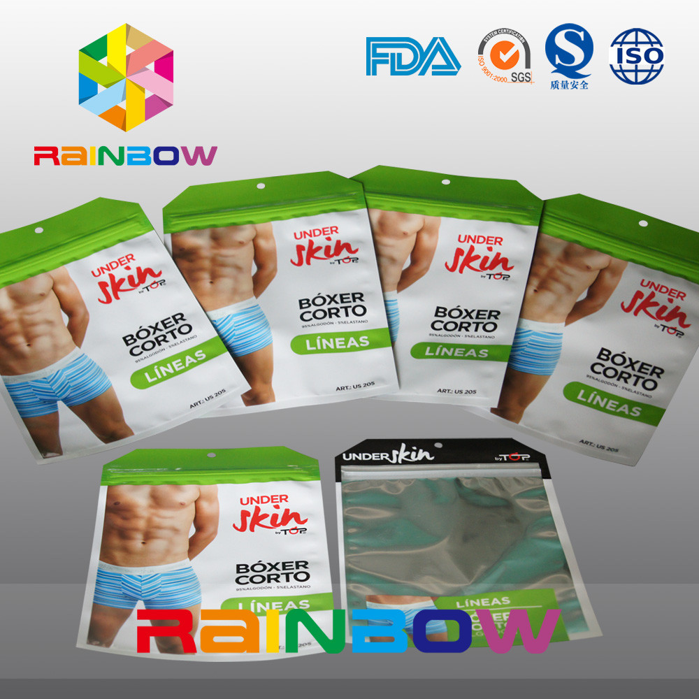 کیسه پلی اتیلن فویل Mylar Ziplock برای هدیه / بسته بندی لباس / Noni Ziplock کیسه / کیسه های پلاستیکی زیر لباس