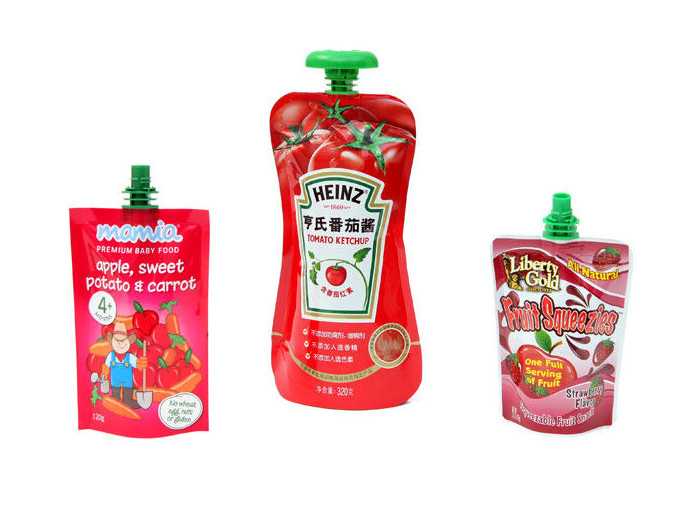 کیسه های پلاستیکی مایع بسته بندی برای نوشیدن / کیسه doypack انعطاف پذیر